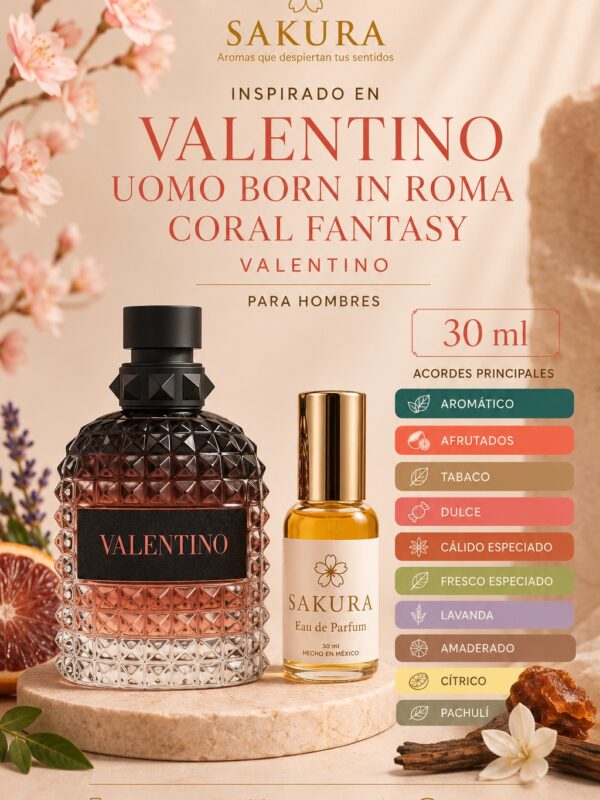 Uomo Born in Roma Coral Fantasy