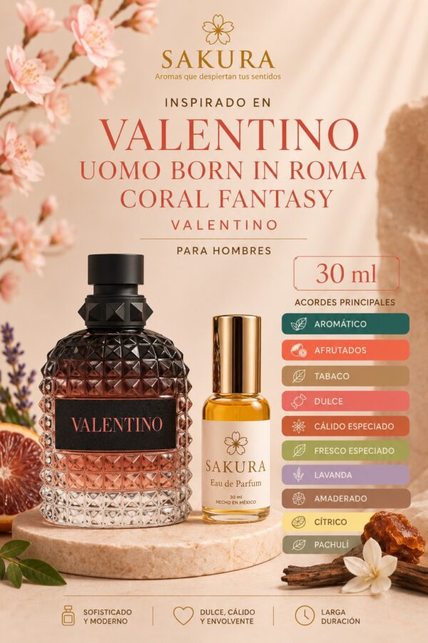 Uomo Born in Roma Coral Fantasy